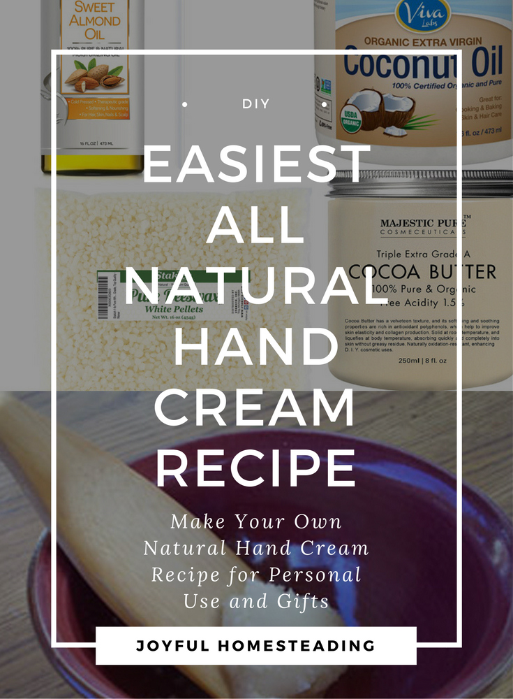 Hand Cream Recipe