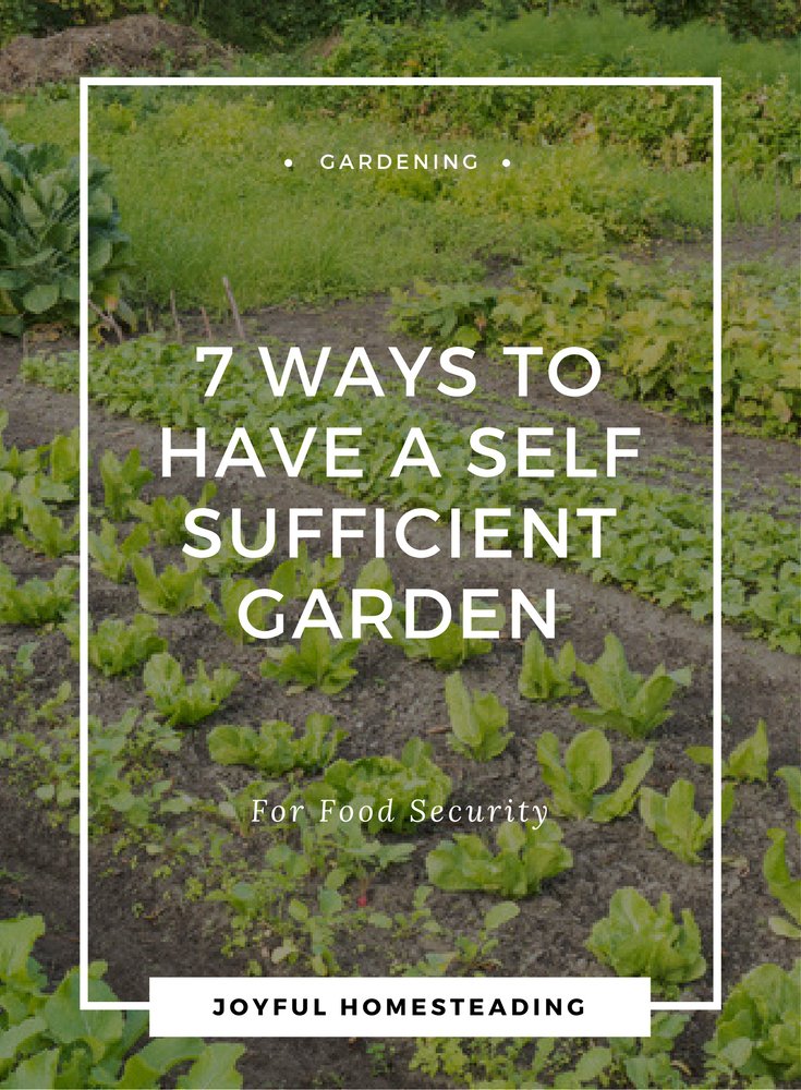 Self Sufficient Gardening