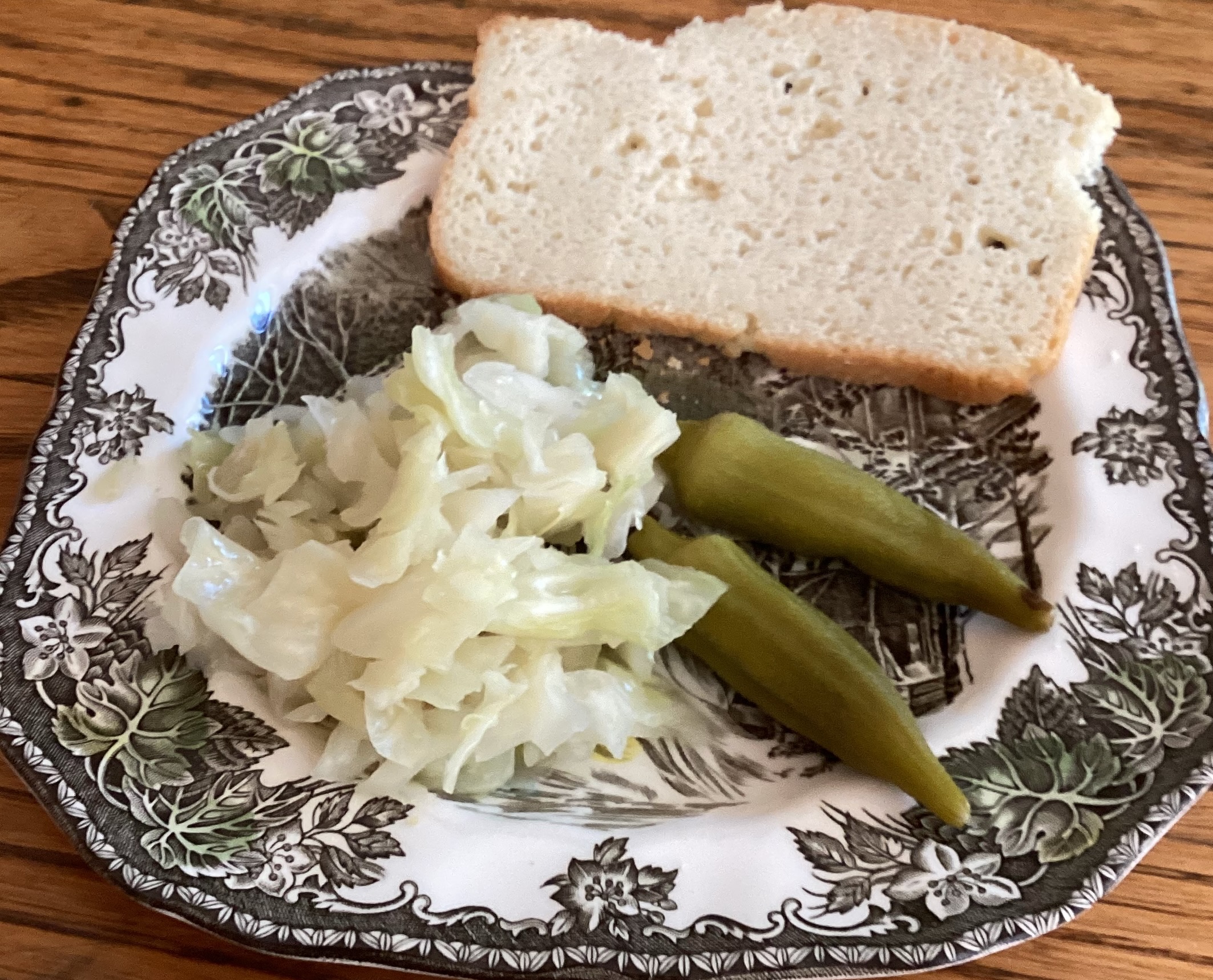 Benefits to Fermented Foods such as sauerkraut, gluten-free sourdough bread and pickled okra