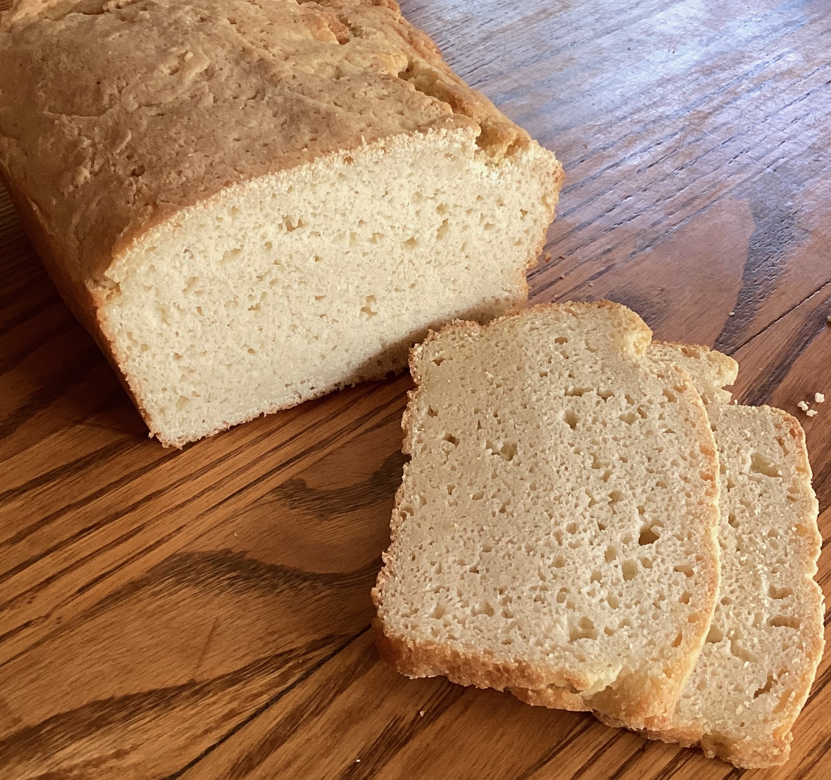 Gluten free sourdough bread sliced