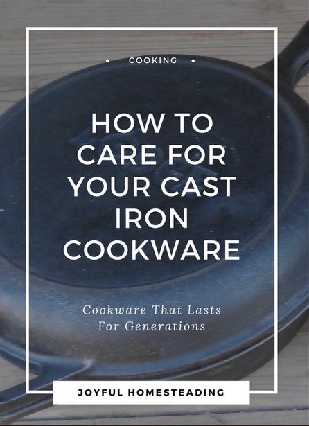 Quick Tips for Cast Iron Use & Care