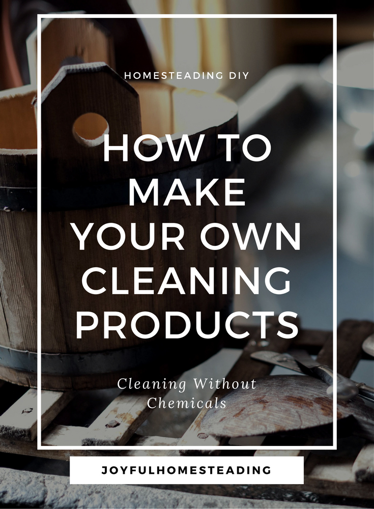 How to make your own cleaning products.