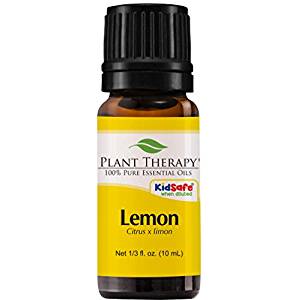 Lemon essential oils can be used in homemade cleaner recipes.
