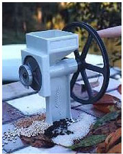 A solid hand grain mill lasts you for a lifetime.