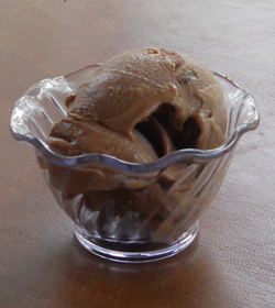 This goat milk ice cream is a healthy treat.